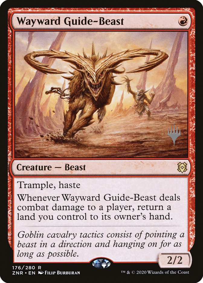 Wayward Guide-Beast (Promo Pack) [Zendikar Rising Promos] | Card Citadel