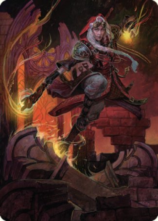 Jaya, Fiery Negotiator Art Card 2 [Dominaria United Art Series] | Card Citadel
