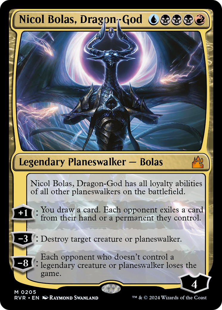 Nicol Bolas, Dragon-God [Ravnica Remastered] | Card Citadel