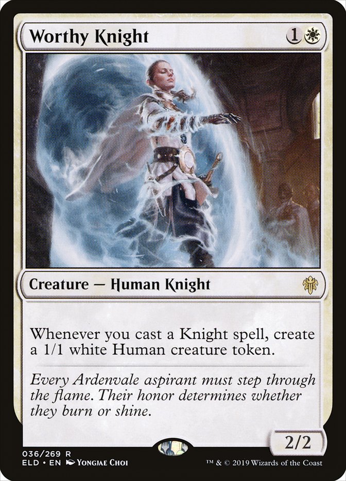 Worthy Knight [Throne of Eldraine] | Card Citadel