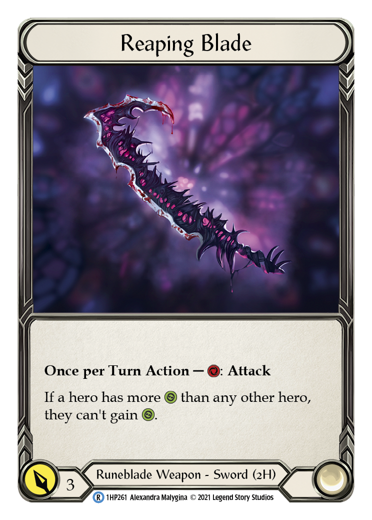 Reaping Blade [1HP261] | Card Citadel