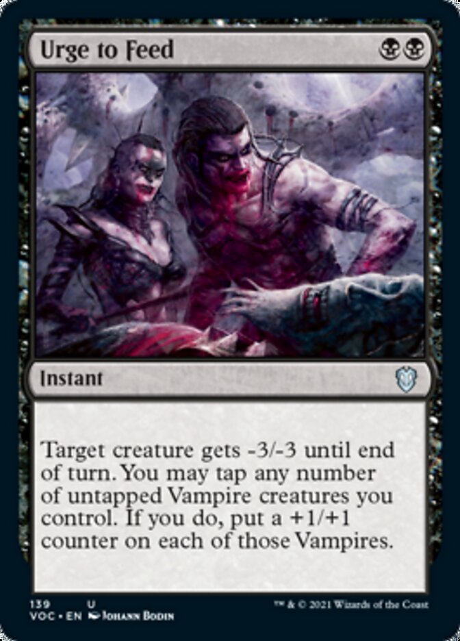 Urge to Feed [Innistrad: Crimson Vow Commander] | Card Citadel