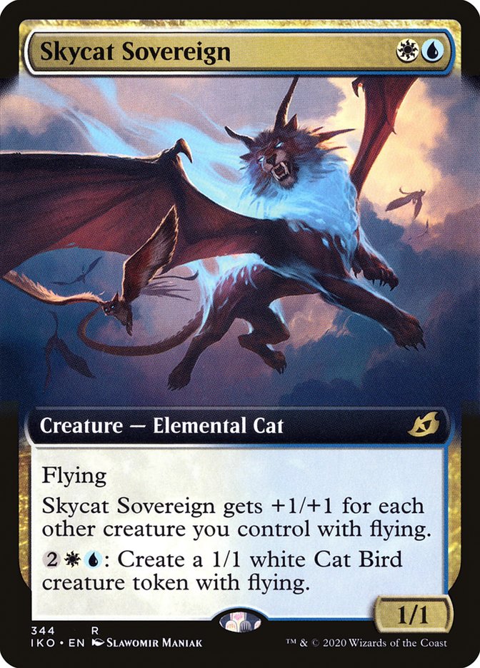 Skycat Sovereign (Extended Art) [Ikoria: Lair of Behemoths] | Card Citadel