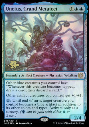 Unctus, Grand Metatect [Phyrexia: All Will Be One Prerelease Promos] | Card Citadel