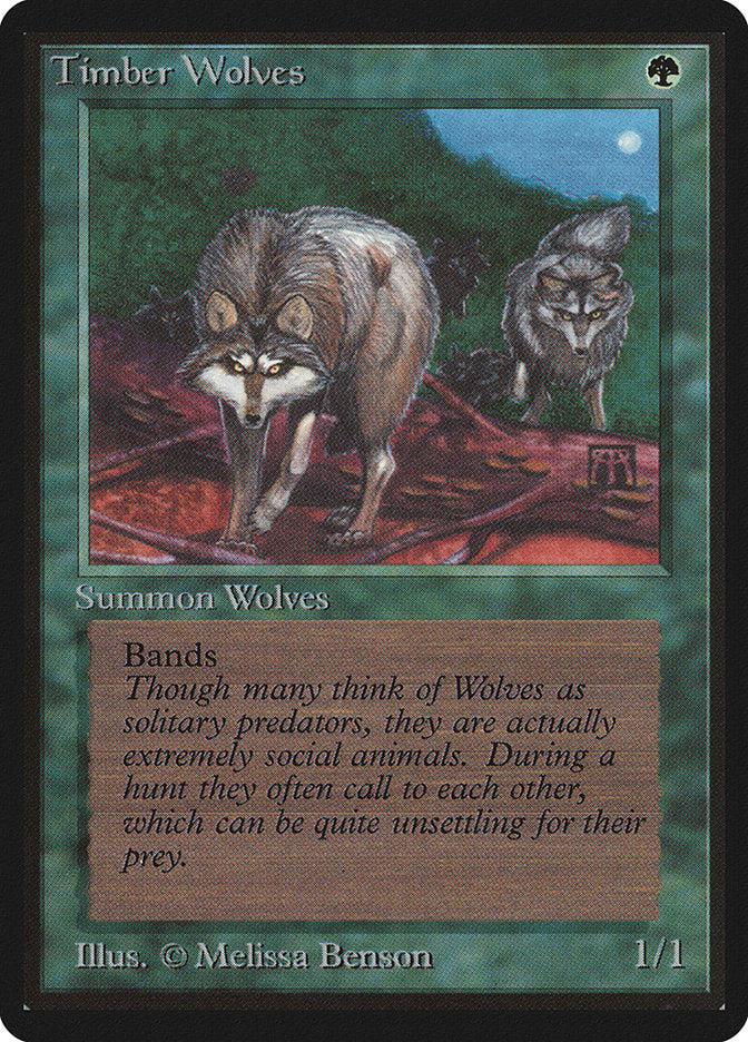 Timber Wolves [Limited Edition Beta] | Card Citadel