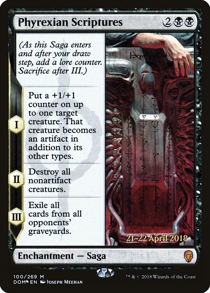 Phyrexian Scriptures [Dominaria Promos] | Card Citadel