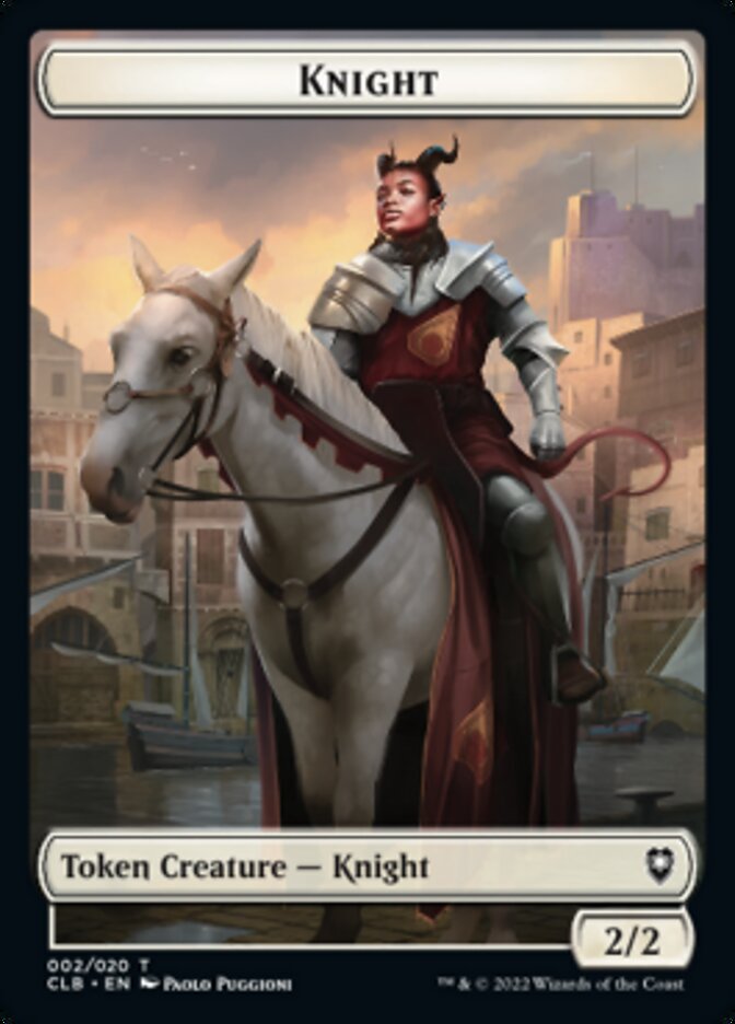 Knight Token [Commander Legends: Battle for Baldur's Gate Tokens] | Card Citadel