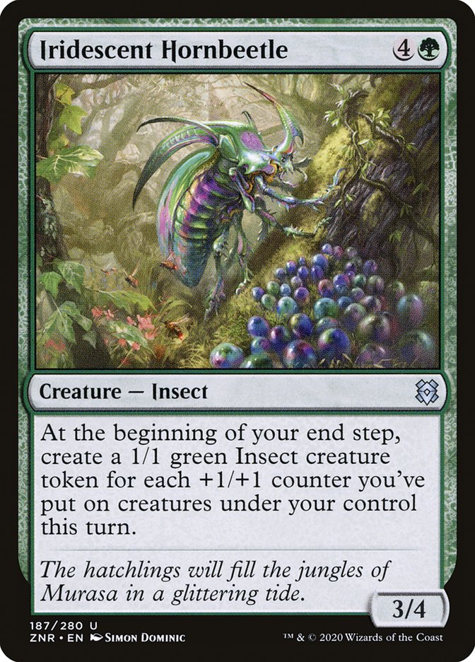 Iridescent Hornbeetle [Zendikar Rising] | Card Citadel