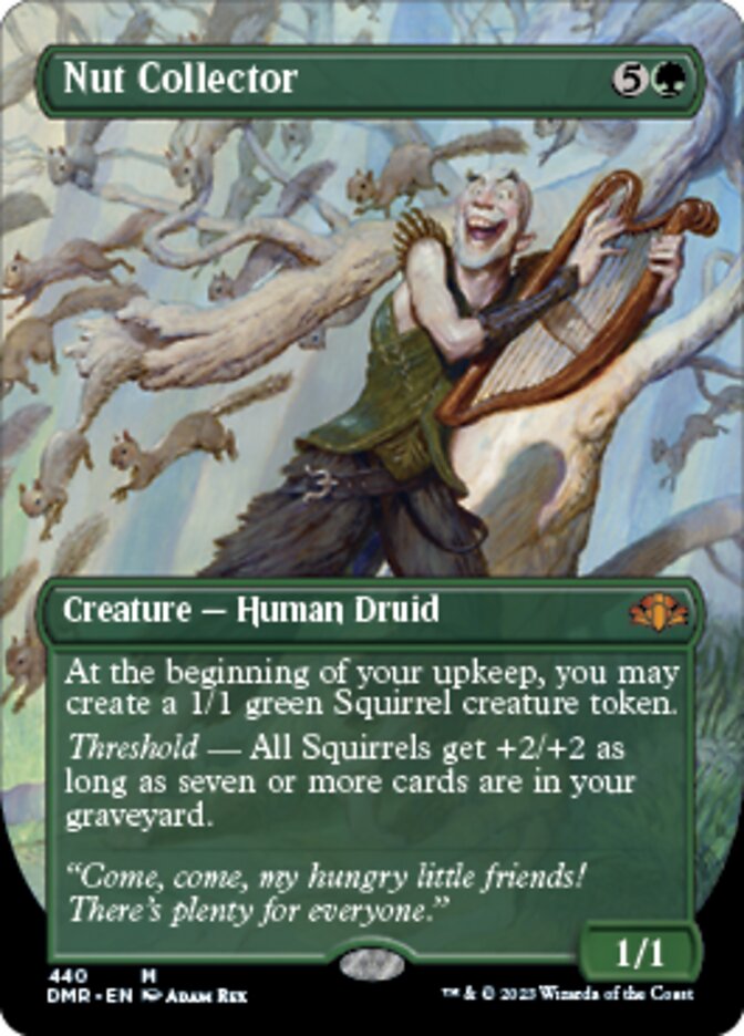 Nut Collector (Borderless Alternate Art) [Dominaria Remastered] | Card Citadel