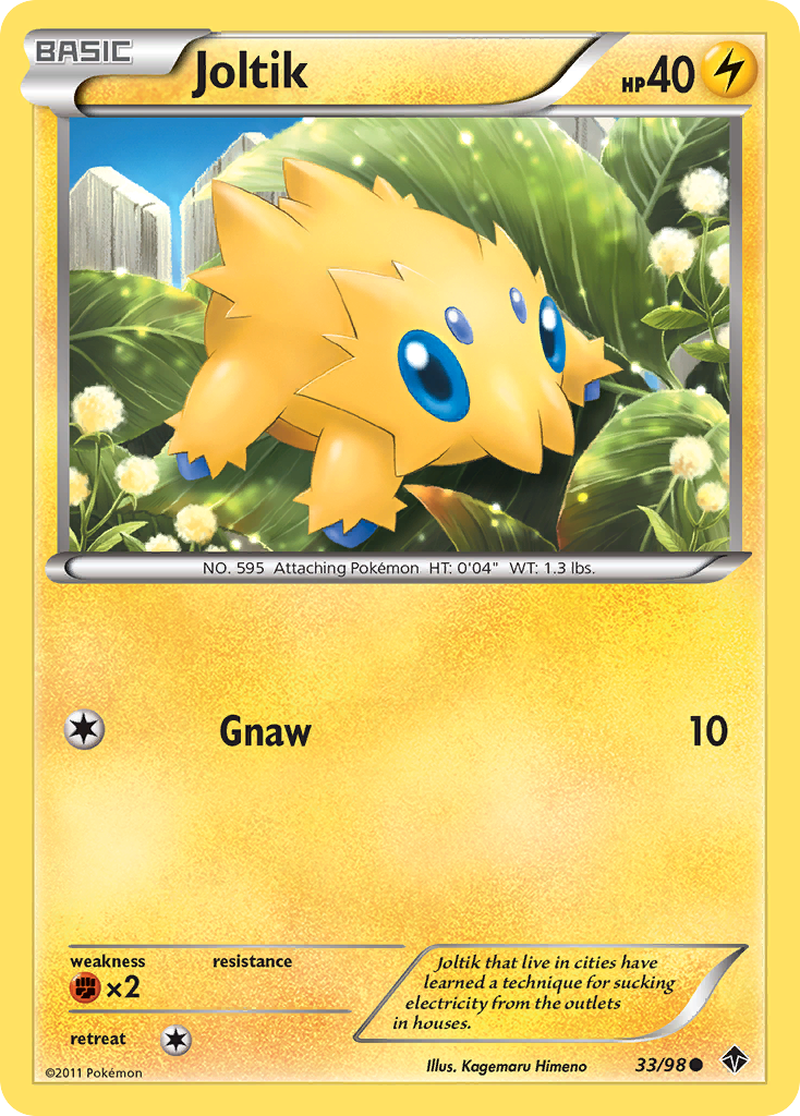 Joltik (33/98) [Black & White: Emerging Powers] | Card Citadel