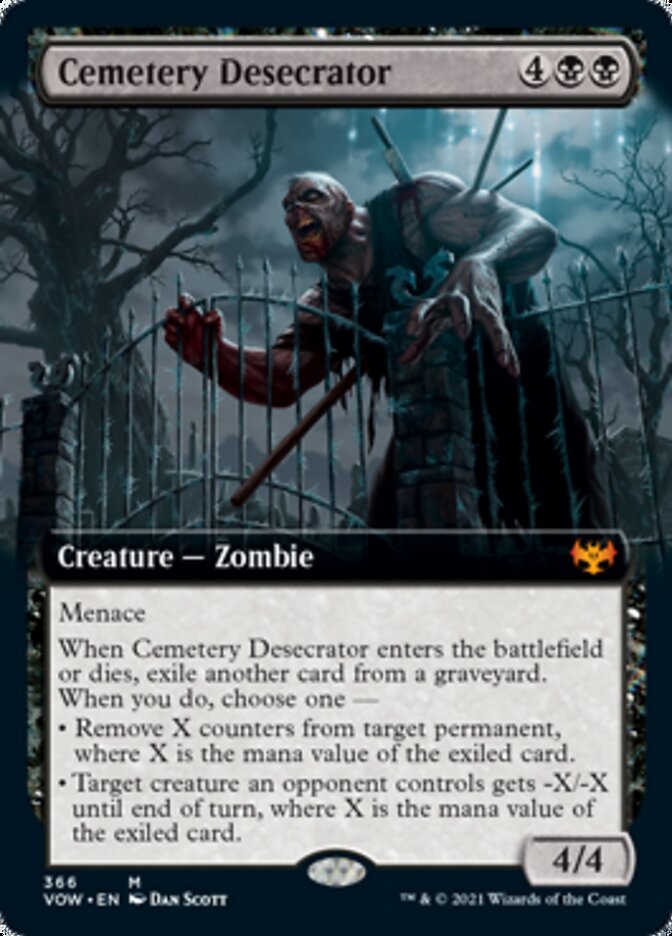 Cemetery Desecrator (Extended) [Innistrad: Crimson Vow] | Card Citadel