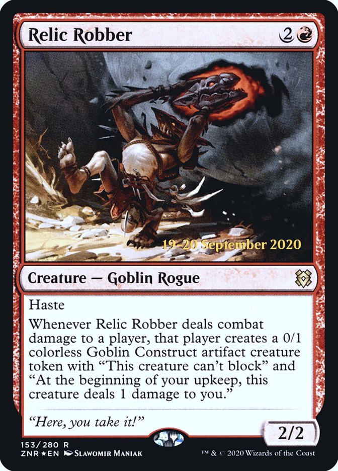 Relic Robber  [Zendikar Rising Prerelease Promos] | Card Citadel