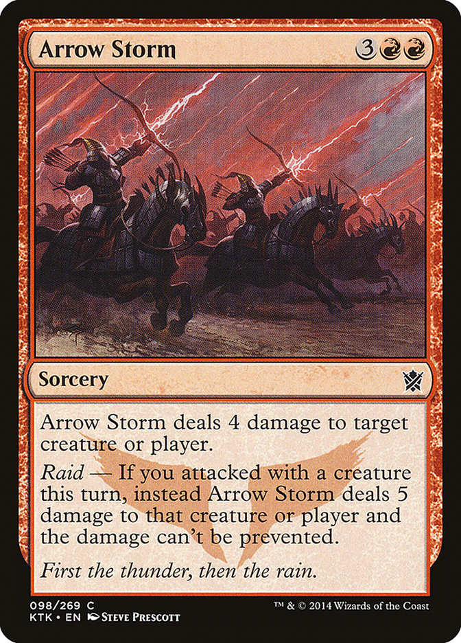 Arrow Storm [Khans of Tarkir] | Card Citadel