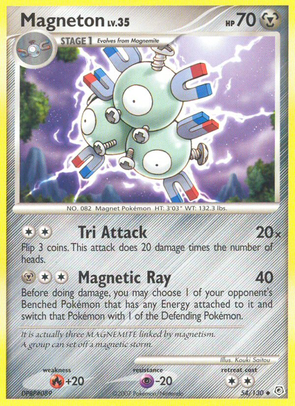 Magneton (54/130) [Diamond & Pearl: Base Set] | Card Citadel