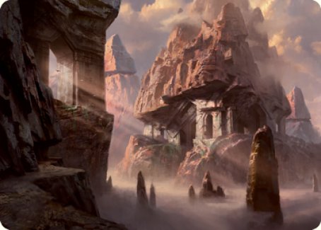 Mountain (277) Art Card [Dungeons & Dragons: Adventures in the Forgotten Realms Art Series] | Card Citadel