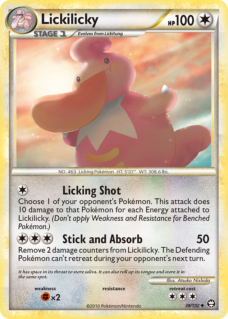 Lickilicky (38/102) [HeartGold & SoulSilver: Triumphant] | Card Citadel