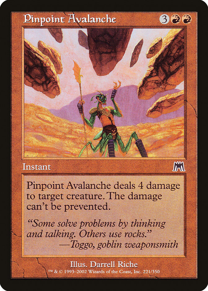 Pinpoint Avalanche [Onslaught] | Card Citadel