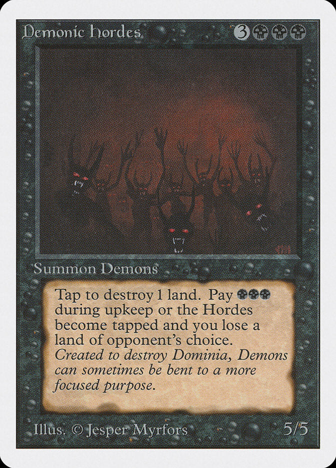 Demonic Hordes [Unlimited Edition] | Card Citadel