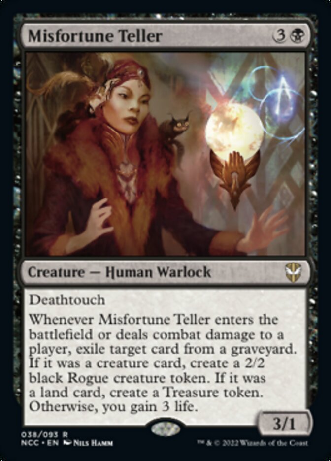 Misfortune Teller [Streets of New Capenna Commander] | Card Citadel