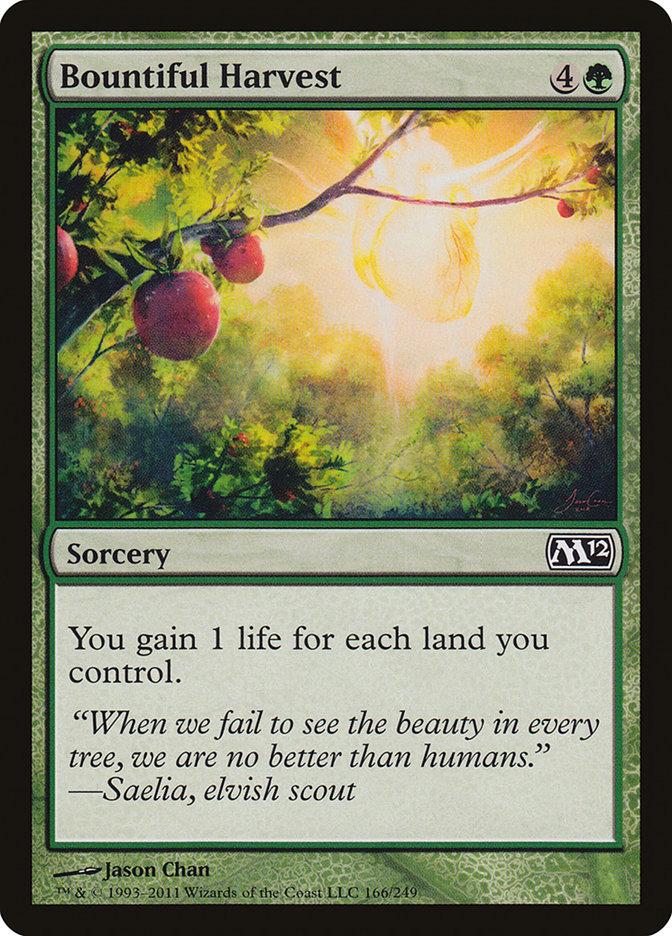 Bountiful Harvest [Magic 2012] | Card Citadel