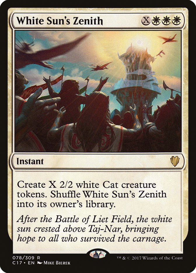 White Sun's Zenith [Commander 2017] | Card Citadel