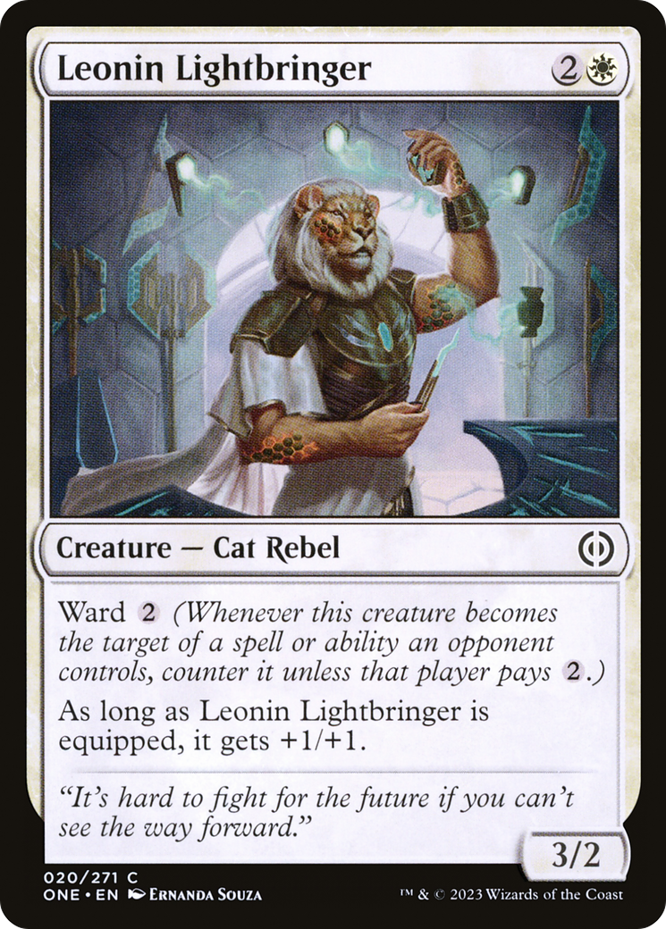 Leonin Lightbringer [Phyrexia: All Will Be One] | Card Citadel