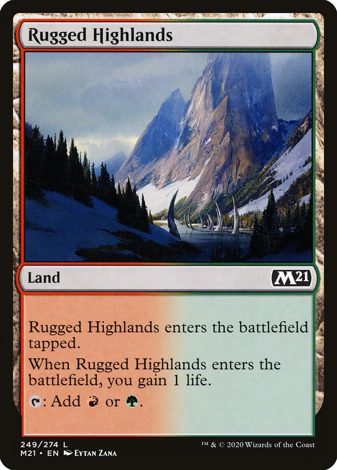 Rugged Highlands [Core Set 2021] | Card Citadel