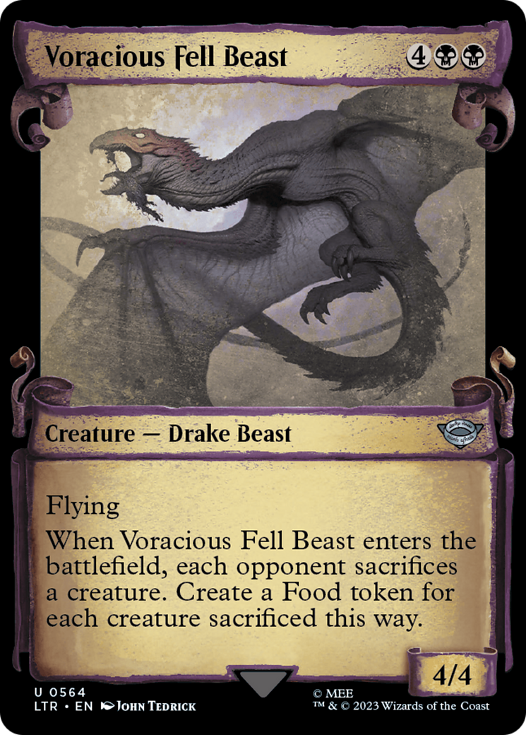 Voracious Fell Beast [The Lord of the Rings: Tales of Middle-Earth Showcase Scrolls] | Card Citadel