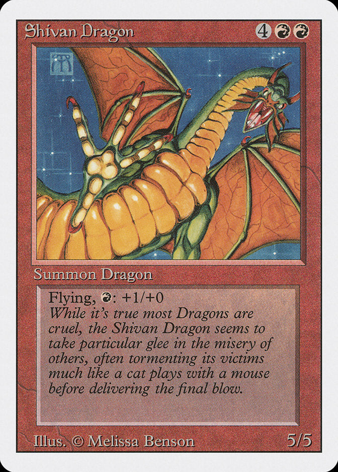 Shivan Dragon [Revised Edition] | Card Citadel