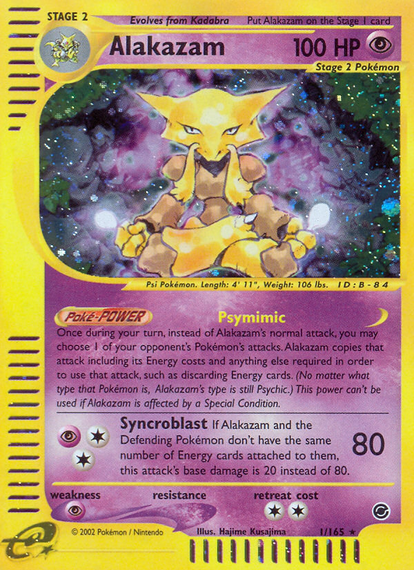 Alakazam (1/165) [Expedition: Base Set] | Card Citadel