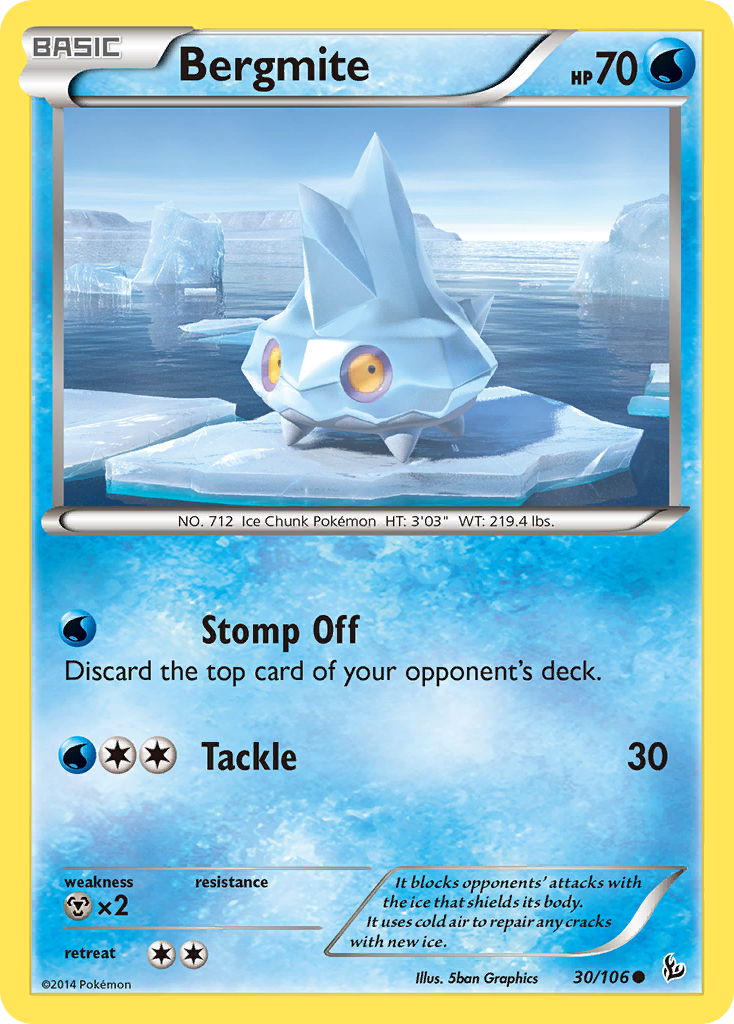 Bergmite (30/106) [XY: Flashfire] | Card Citadel