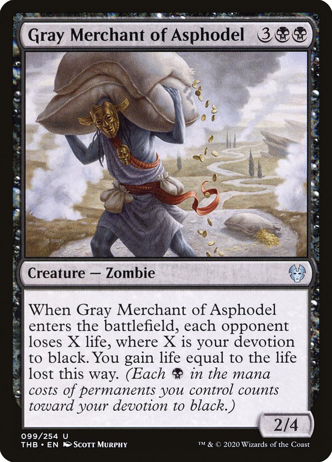 Gray Merchant of Asphodel [Theros Beyond Death] | Card Citadel