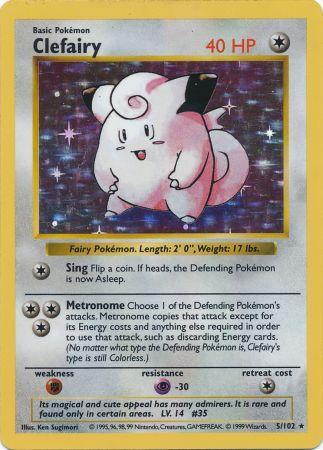 Clefairy (5/102) [Base Set Shadowless Unlimited] | Card Citadel