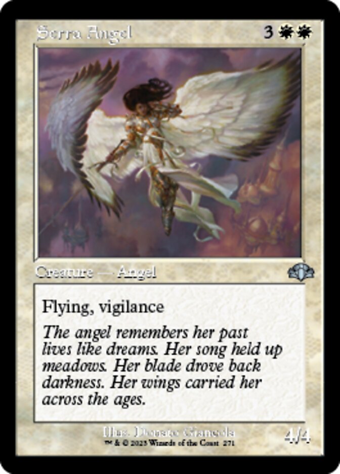 Serra Angel (Retro) [Dominaria Remastered] | Card Citadel