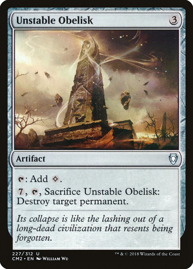 Unstable Obelisk [Commander Anthology Volume II] | Card Citadel