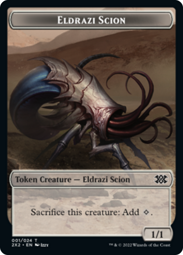 Bear // Eldrazi Scion Double-sided Token [Double Masters 2022 Tokens] | Card Citadel