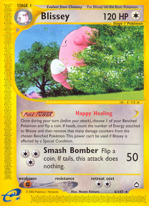 Blissey (6/147) [Aquapolis] | Card Citadel