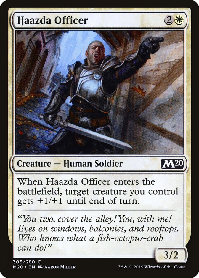 Haazda Officer [Core Set 2020] | Card Citadel