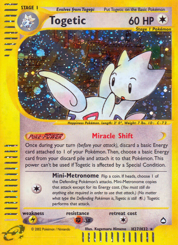 Togetic (H27/H32) [Aquapolis] | Card Citadel