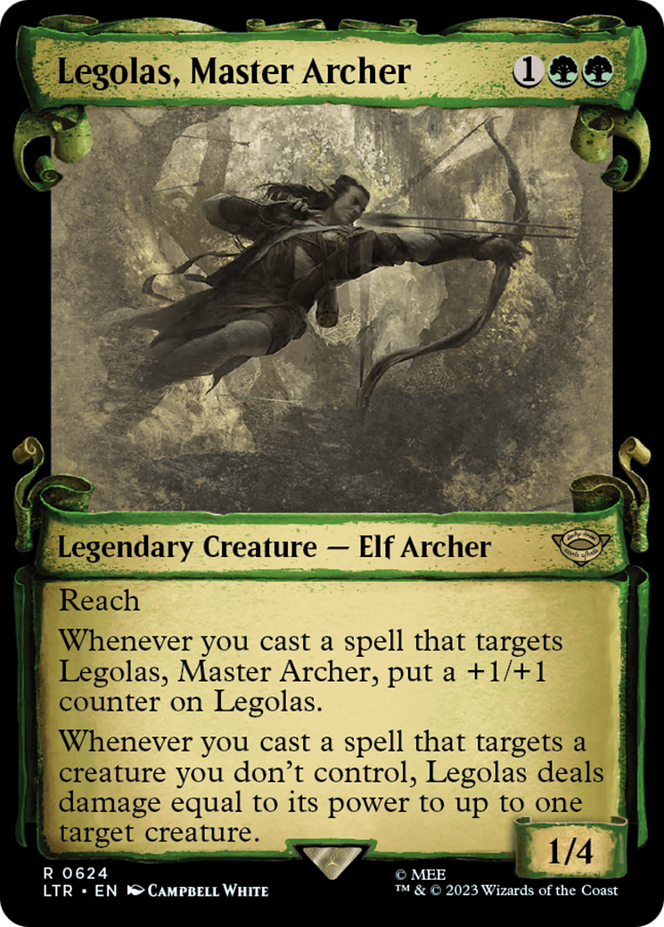 Legolas, Master Archer [The Lord of the Rings: Tales of Middle-Earth Showcase Scrolls] | Card Citadel