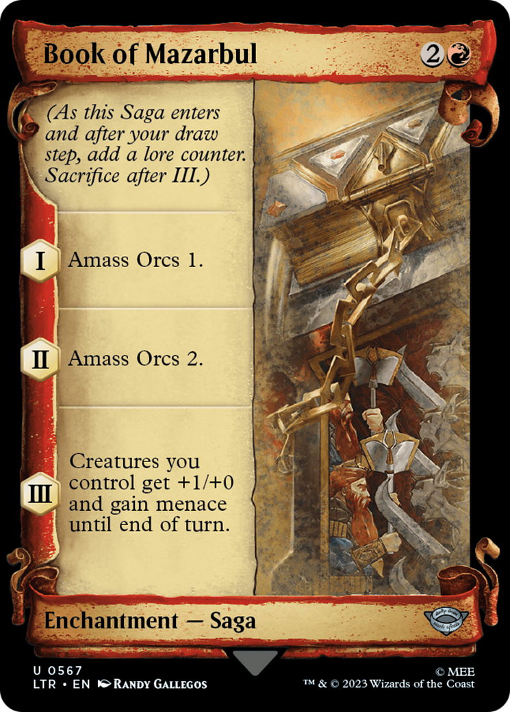 Book of Mazarbul [The Lord of the Rings: Tales of Middle-Earth Showcase Scrolls] | Card Citadel