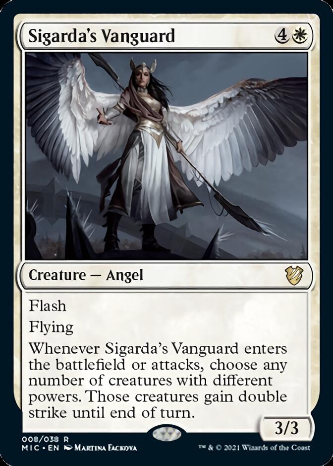 Sigarda's Vanguard [Innistrad: Midnight Hunt Commander] | Card Citadel