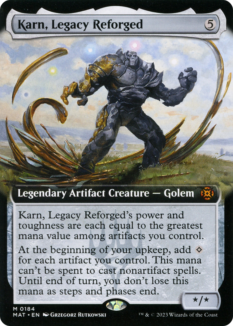 Karn, Legacy Reforged (Extended Art) [March of the Machine: The Aftermath] | Card Citadel