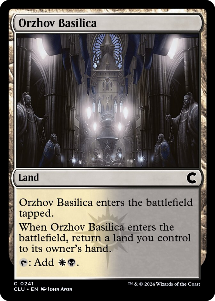 Orzhov Basilica [Ravnica: Clue Edition] | Card Citadel