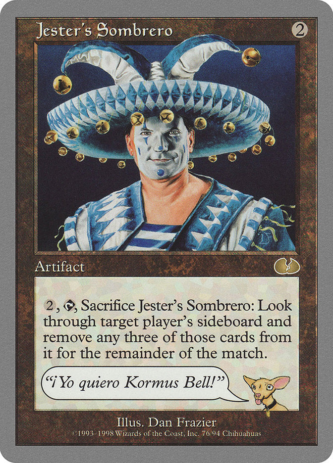 Jester's Sombrero [Unglued] | Card Citadel
