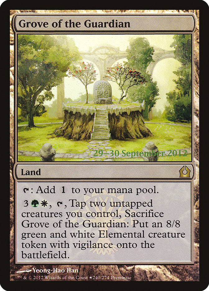 Grove of the Guardian [Return to Ravnica Promos] | Card Citadel