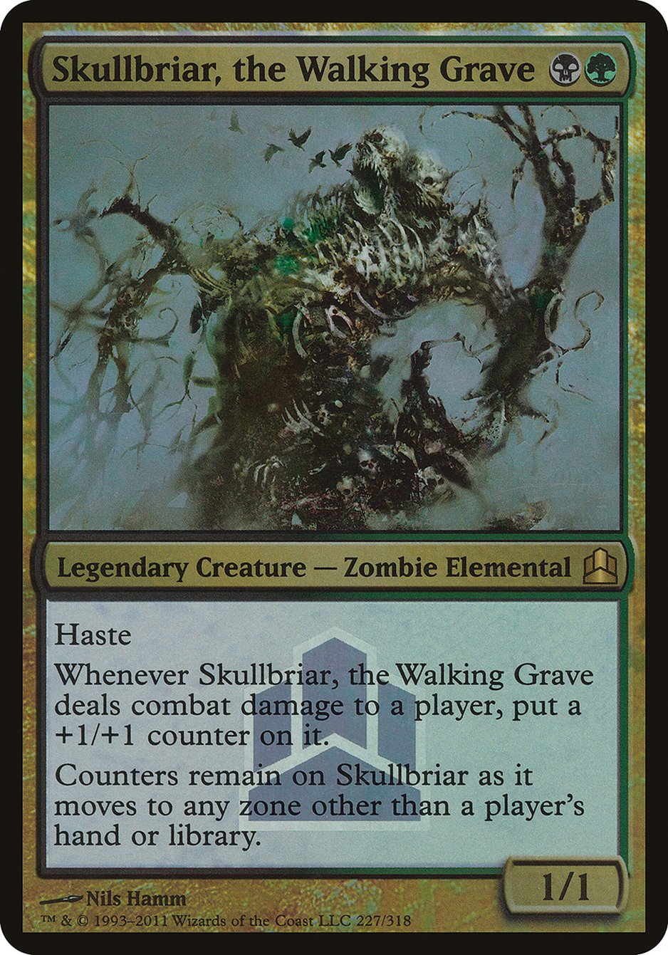 Skullbriar, the Walking Grave (Commander Launch Promo) [Commander 2011 Launch Party] | Card Citadel