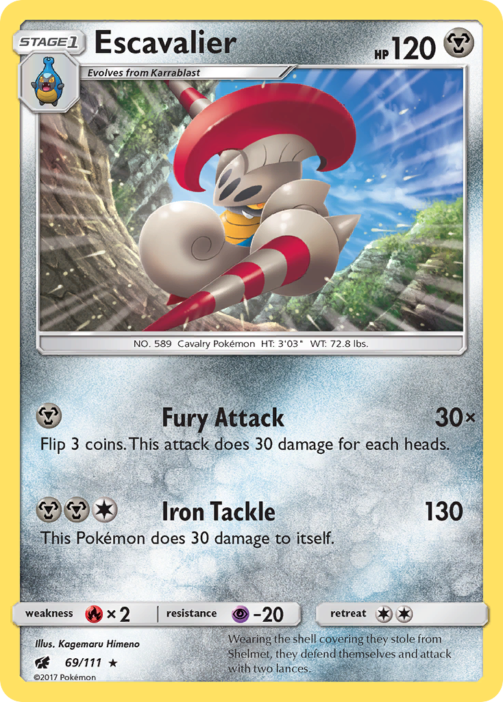 Escavalier (69/111) [Sun & Moon: Crimson Invasion] | Card Citadel