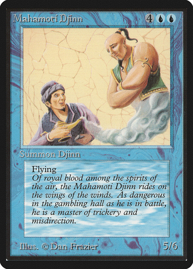 Mahamoti Djinn [Limited Edition Beta] | Card Citadel