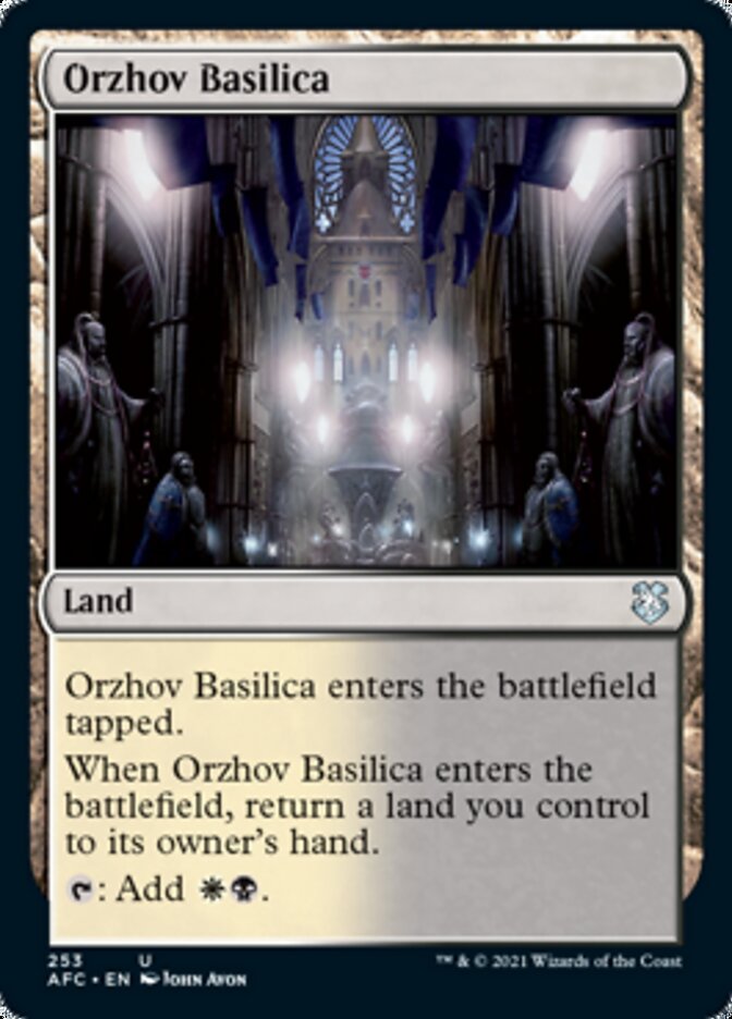 Orzhov Basilica [Dungeons & Dragons: Adventures in the Forgotten Realms Commander] | Card Citadel